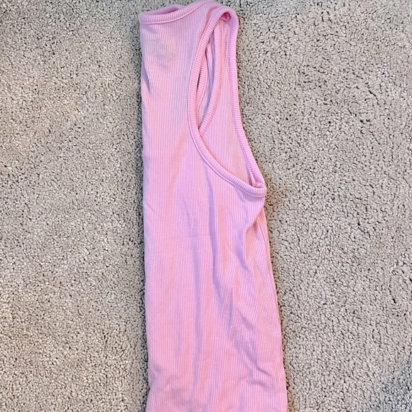 KatieJ NYC Baby Pink Mandi Tank Medium - Picture 3 of 4